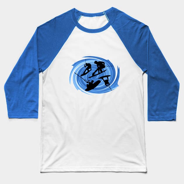 THE CABLE RIDERS Baseball T-Shirt by AROJA